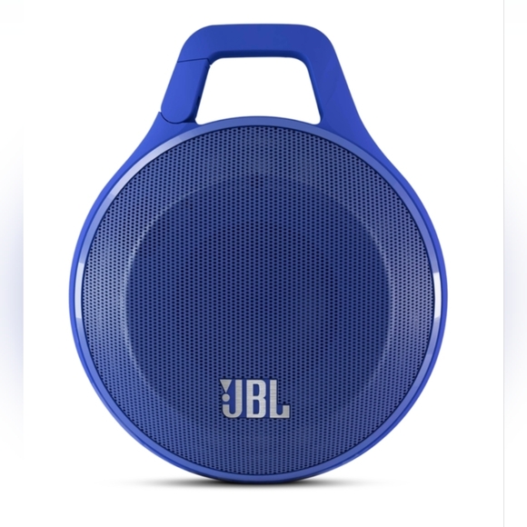 New Sealed Original JBL Clip Portable Bluetooth Speaker, Blue (JBLCLIPBLUAM)